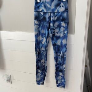 Lululemon blue multi color leggings